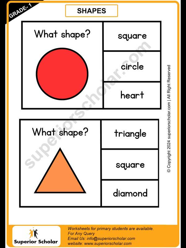 Shapes Worksheet