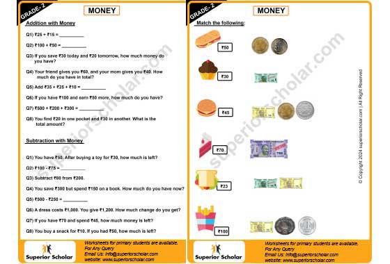 Money Worksheet