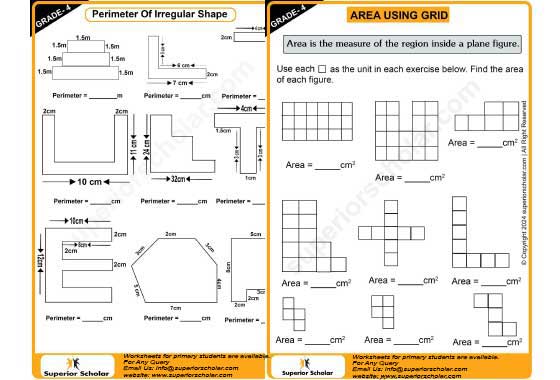 Perimeter-Area Worksheet